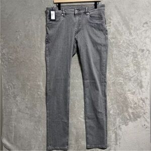 Peter Millar Crown Crafted 34x34 Storm Washed Gale Grey Stretch Denim Jeans